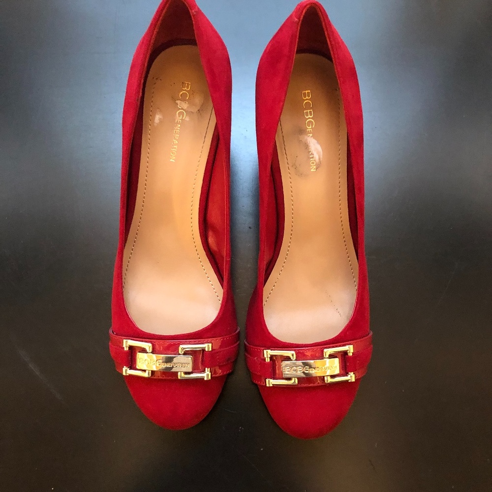 BCBG Red Shoes